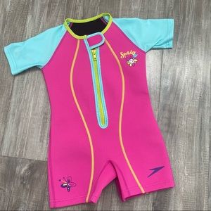Speedo Girls' UPF 50+ Thermal Suit 4T